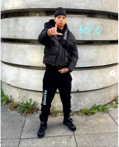 trapstar tracksuit with puffer jacket and sneakers streetwear outfit